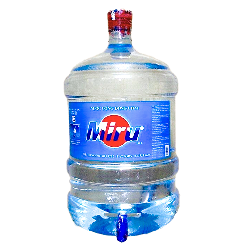 Nước tinh khiết Miru 19L (vòi)